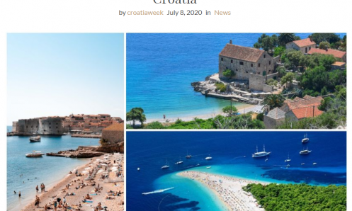 Vogue Paris o 8 najljepših plaža u Hrvatskoj