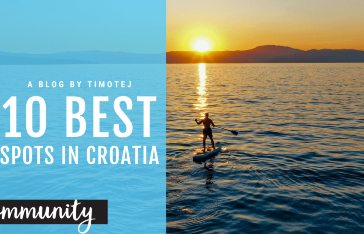 10 najboljih mjesta za paddleboard u Hrvatskoj