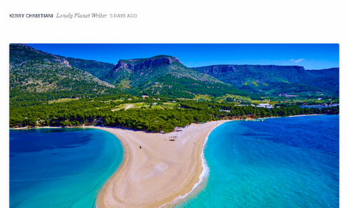 Best beaches in Europe by Lonely Planet