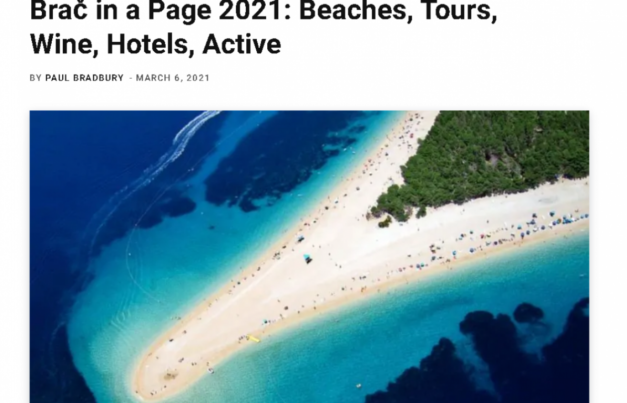 Golden Horn as the main attraction of Brac island in 2021